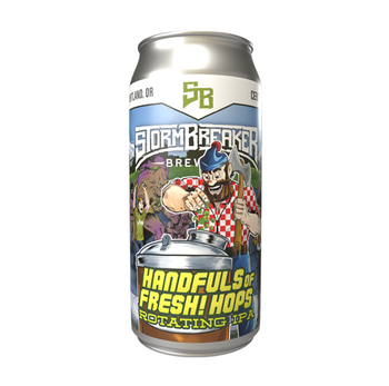 Handfuls of Fresh Hops