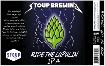 Ride the Lupulin IPA (2021 Hop Mob)