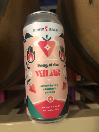 Song of Valar Strawberry Rhubarb Saison