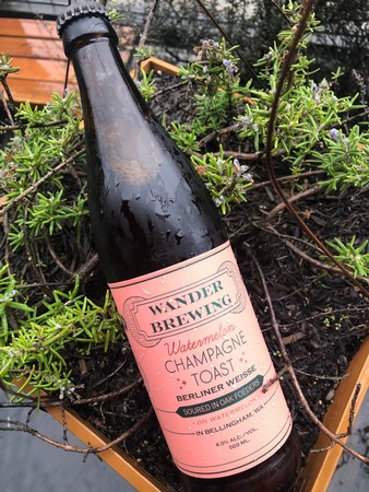 Watermelon Champagne Toast Berliner